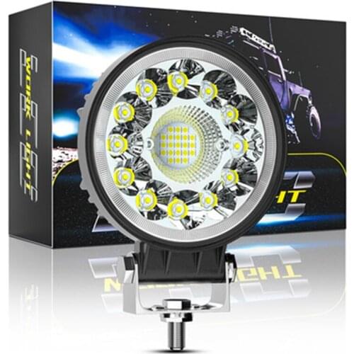DGT-Lights Car LED Work Light Round 4inch DXZ 33LED Work Light Modified Truck Headlight Spotlight