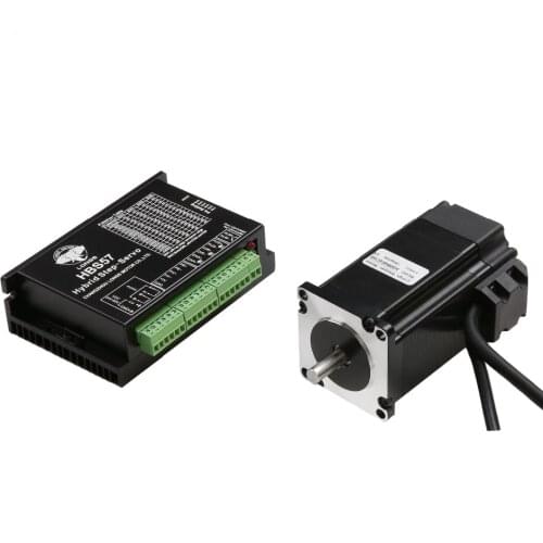 No EU US TAX nema23 closed loop motor 23SSM2440-EC1000 4.0A and driver HBS57 Hybrid Servo Closed Loop for CNC router