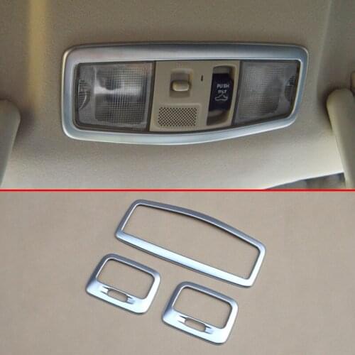 Chrome Reading Light Cover Trim Fit For Mitsubishi Outlander Accessories Interior Reading Lamp Cover Decoration 2013-2018 2019