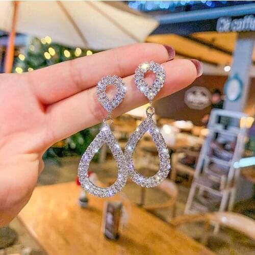 Fashion Accessories Drop Shape Earring Trend Personality Wild Earring Exaggerated Earring Girlfriend Wedding Gift