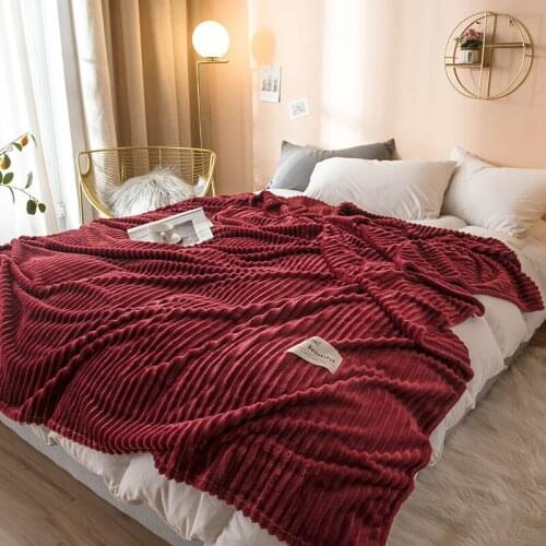 The New Listing Thickened Flannel Blanket For Children In Autumn And Winter Home Textile 100% Cotton Anti-Pilling Lace