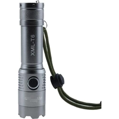LED Tactical Flashlight 800 Lumen, Zoomable, 3 Modes, 6000K, Water Resistant, Handheld Light for Camping, Outdoor, Emergency