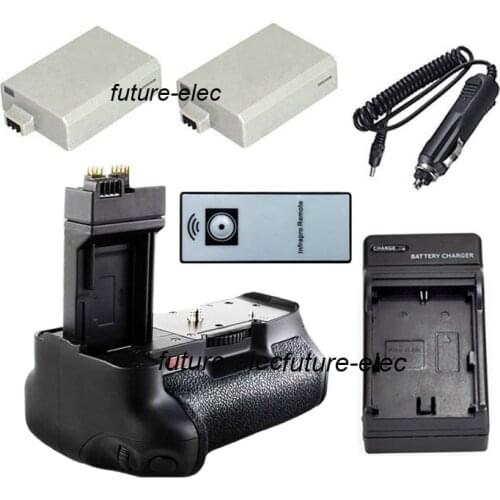 Battery Vertical Hand Handle Grip For Canon 550D 600D 650D 700D Rebel T2i T3i T4i T5i as BG-E8+2 x LP-E8+ Car Charger +IR Remote