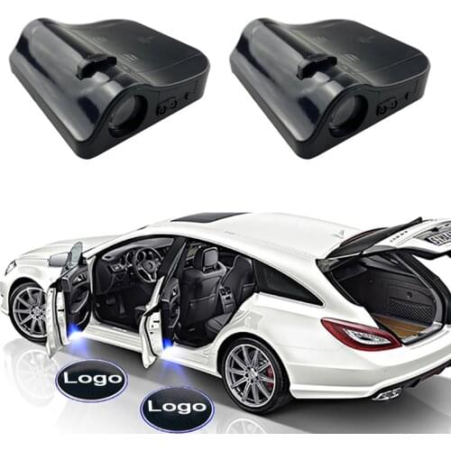 1PCS Universal LED Car Door Welcome Laser Projector Logo Ghost Shadow Night Light Car Interior Light Accessories Kits for BMW