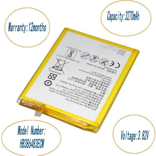 10pcs/lot 3270mAh Replacement Battery HB386483ECW For Huawei honor 6X G9 plus Maimang 5 MLA-AL00 MLA-AL10 G9Plus Batteries