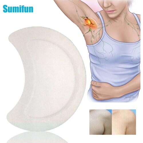 Sumifun 10pcs Lymphatic Detox Patch Neck Anti-Swelling Herbs Sticker LymphPads Medical Plaster Body Relaxation Health Care