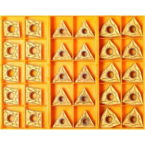 30Pcs CNC Blade 10PCS CNMG 431 + 10PCS WNMG 431 + 10PCS TNMG 331 Lathe Indexable Turning Insert Blade for Lathe Turning Tool
