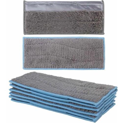6 Pack Washable Wet Mopping Pads Replacement Compatible for IRobot Braava Jet M6 Cleaning Mop Cloth Accessories