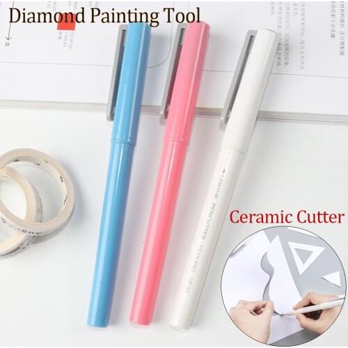 5D DIY Diamond Painting Paper Cutter Ceramic Blade To Cut The Cover Perfectly Diamonds Painting Tools Embroidery Accessories