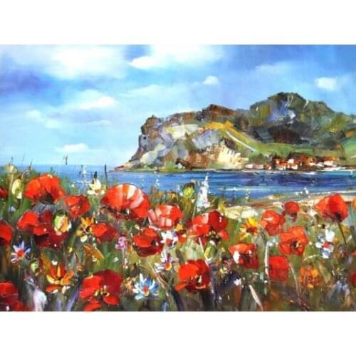 Diamond Painting Flower 5D DIY Full Square Drill Picture Mosaic Rhinestones Diamond Embroidery Handmade picture 5d rhinestones