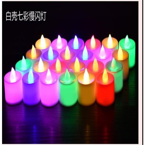 Batteries Included Tea Light Flickering Flameless LED Candles Bougie Velas Electric Candles Chandelle Weddings Decoration