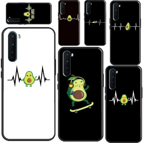 Avocado Heartbeat Case For OPPO A5 A9 A31 A53 2020 A1K A3S A5S A52 A72 Find X3 Pro F5 F7 A15 A83 A91 Cover