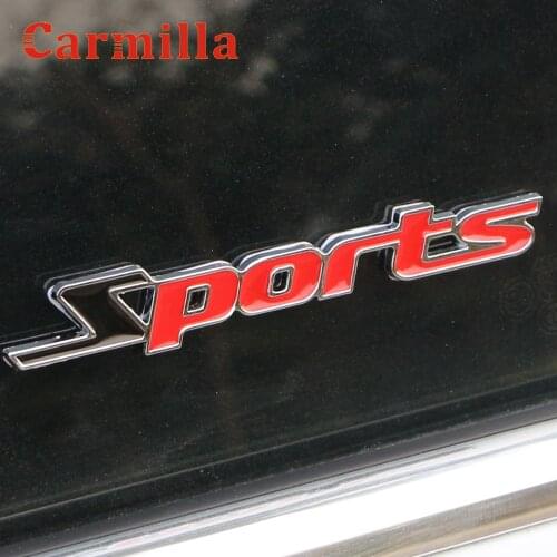 Emblem Car Truck Pattern Badge Sport Logo Sticker for Chevrolet Cruze Aveo Mini Cooper Seat Ibiza for Vw Golf 6 7 8 Passat B5