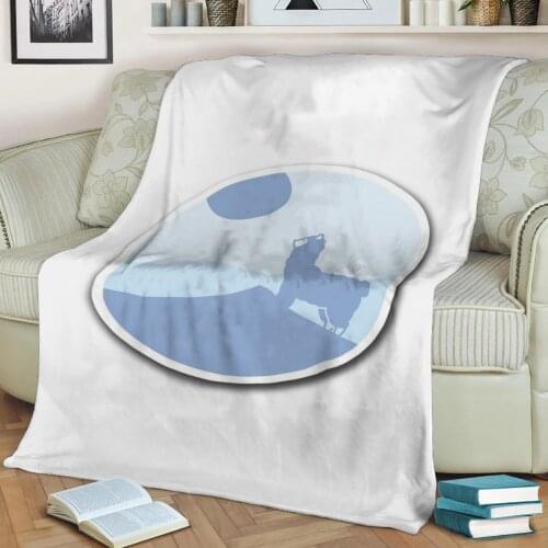 Alpaca Flannel Throw Blanket 3D Printed Keep Warm Sofa Child Blanket Home Decor Textiles Dream Family Gift