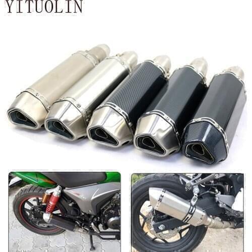 Motorcycle Exhaust Moto Muffler DB Killer 51MM For DUCATI 748 CORSE 848 MULTISTRADA 1200 STREETFIGHTER MONSTER 821 BMW F800GS