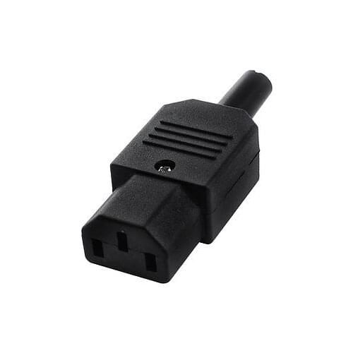 IEC C13 Female Inline Rewirable Power Plug Socket AC 250V 10A