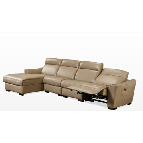Living room Sofa set диван мебель кровать muebles de sala electric L recliner genuine leather sofa cama puff asiento sala futon