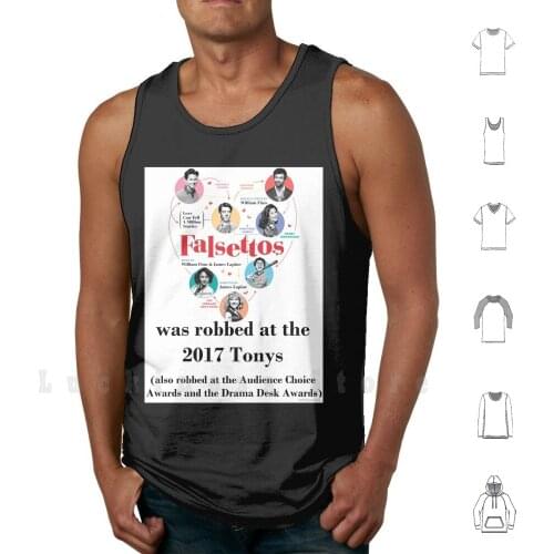 Falsettos Was Robbed tank tops vest 100% Cotton Falsettos Falsettoland March Marvin Christian Borle Whizzer Brown Andrew