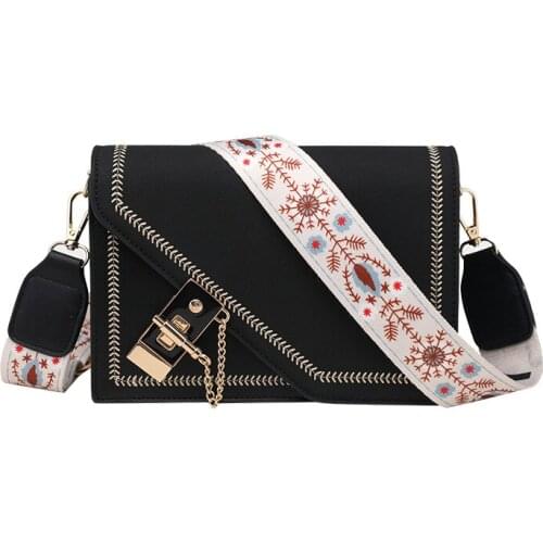 2021 summer new small square bag retro all-match bag female high-end ladies one-shoulder diagonal bag PU bag bags for women