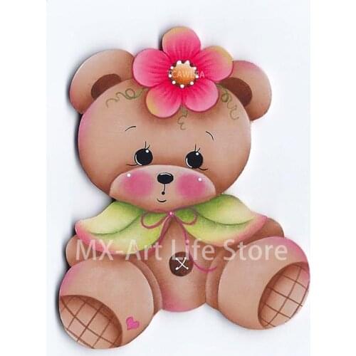 New Gingerbread Man Doll Metal Cutting Dies Bear Cutting Dies Christmas Doll Stencil for DIY Scrapbooking