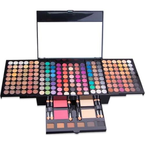 194 Color Eye Shadow Plate Earth Color Shimmer Matte Eye Shadow Repair Blush Eyebrow Powder Luxury Makeup Tools
