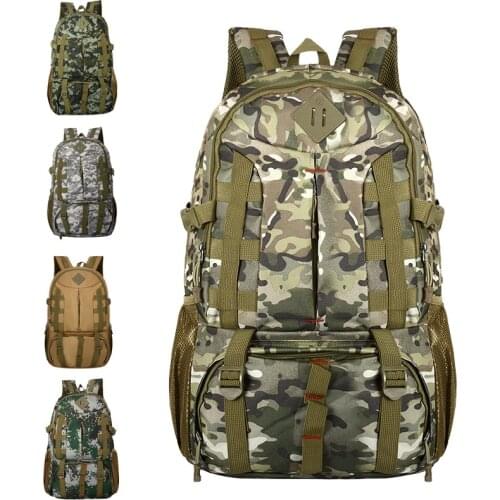 Hiking Backpacks 50L 600D Nylon Outdoor Tactical Military Pack Army Rucksacks New Multicolor Hiking Camping Hunting Fishing Bags