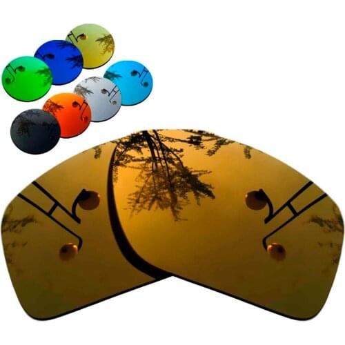 100% Precisely Cut Polarized Replacement Lenses for Big Taco Sunglasses Copper Mirrored Coating Color- Choices