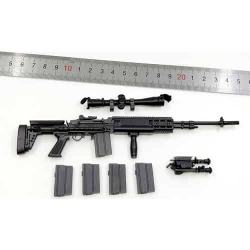 For Sale 1/6th War Weapon MK14 Model Of EASY&SIMPLE ES GA1005 USA Army Sniper For Usual 12inch Doll Soldier Collection