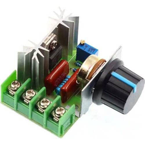 AC 220V 2000W SCR voltage regulator dimming dimmer voltage regulator module motor speed controller thermostat electronics