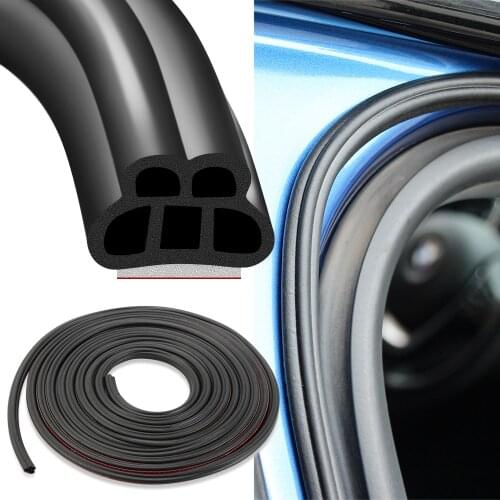 Car Door Rubber Seal Strip for Volkswagen VW Polo Tiguan Passat B6 B7 B8 T5 T6 Golf UP Vento Arteon Touareg Sharan