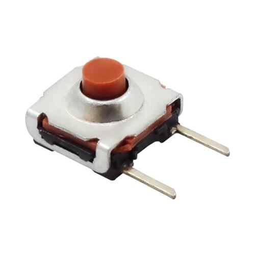 10pcs high quality copper foot 7*7 tact switch waterproof dustproof side two feet red head micro-motion jog TS-I009