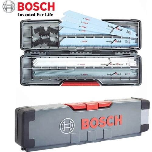 Bosch tool box, bosch accessories tool box storage drill bit saber saw blade, household storage storage box