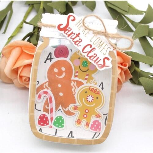 ZFPARTY Candy jar Metal Cutting Dies Stencils for DIY Scrapbooking Decorative Embossing DIY Paper Cards