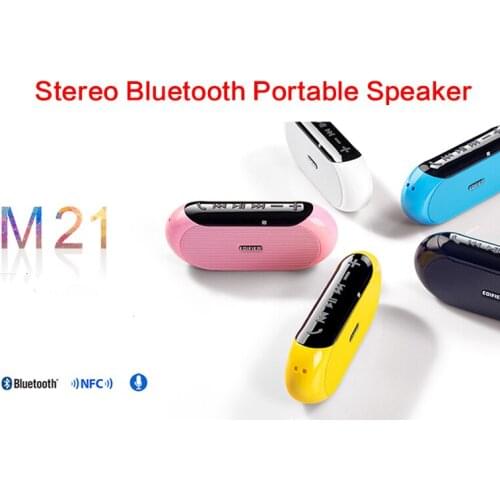 2.0 Channel Speaker M21 Portable Card NFC Mini Speaker Wireless Bluetooth 4.0 Outdoor Mobile Phone Small Speaker 2.0 Channel