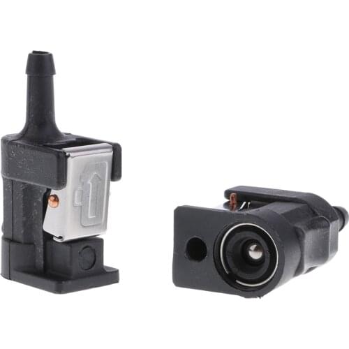 2-Set Fuel Line Tank Connector Fit for Yamaha Outboard Motor Marine Boat Engine