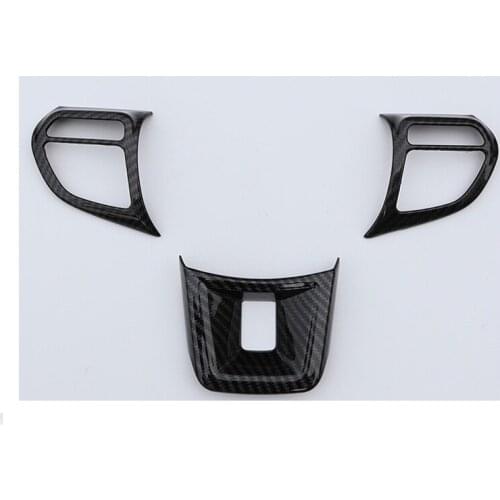 Car-Styling Accessories For MG HS 2018 2019 Interior Steering Wheel Control Panel Button Cover Trim Protector ABS Sticker