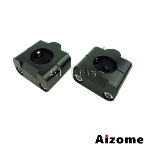 Motorcycle CNC Aluminum 1-1/8" Handlebar Risers For Honda Yamaha Suzuki Kawasaki Dirt Bike 28mm Handle Bar Mount Clamp Adapters