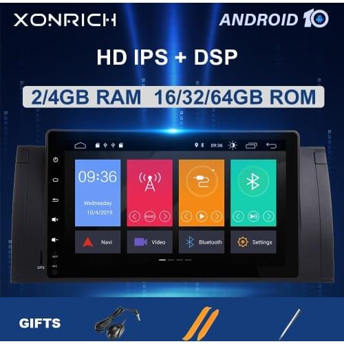 IPS DSP 1 Din Android 10 Car Radio Multimedia Player For BMW X5 E53 E39 Car Audio Navigation Tape Recorder Head Unit 4GB 64GB