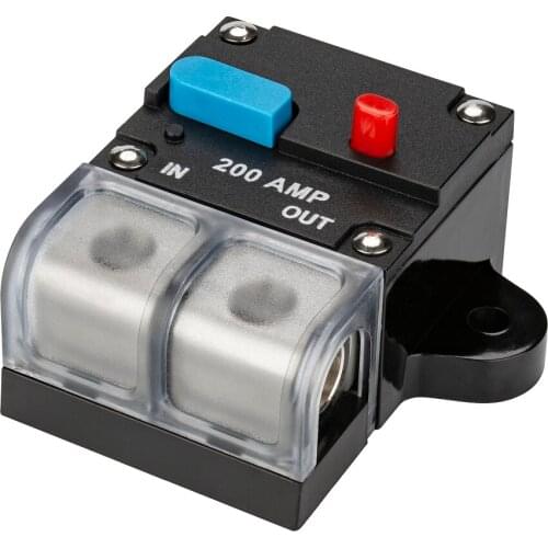 Self-recovery circuit breaker car audio modification with switch automatic fuse holder power supply protection car audio