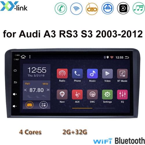 Car Multimedia video Player For Audi A3 RS3 S3 2003-2012 Android 8.1 9inch Car Radio Stereo Head Unit Navigation GPS no 2 din