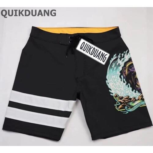 BRAND NEW Beach Shorts Men Surf Pants Spandex Swim Trunks Quick-Dry Stretch Board Shorts Waterproof Beachwear E544