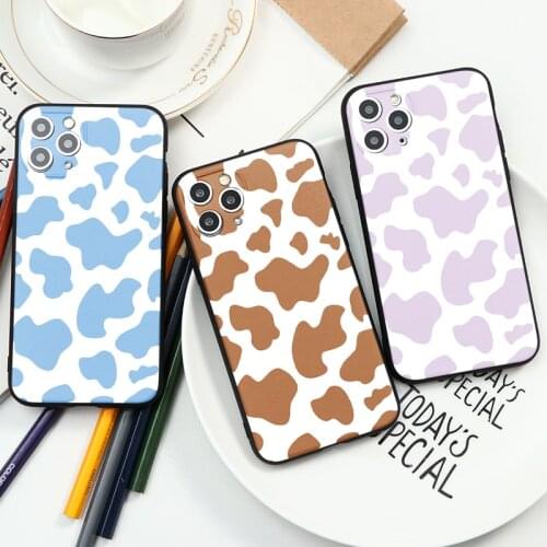 Milk Cow Print Animal Pattern Capa For Xiaomi Redmi Mi 7 6 5 8 8T 9 9T 9S 10 10T Pro Max 11 Lite Poco F3 X3 CC9E 9C NFC Case Bag