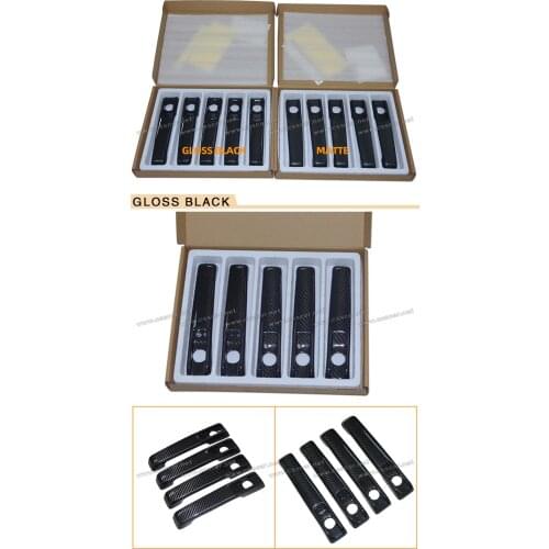 CSSYL Wholesale Auto Parts Carbon Fiber Door Handle Cover For G Class W463 G500 G55 G63 G65 5pcs/set Car Decoration Styling Trim