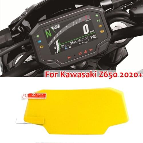 For Kawasaki Z650 Z 650 2020+ motorcycle Cluster Scratch Screen Protection Film Dashboard Screen Protector