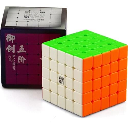 YongJun YuSu 5x5x5 M Magnetic Magic Cube New Professional Athletics For Young Students Educational Antistress Cubo Magico Gift