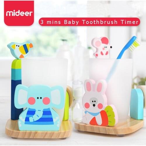 Mideer Baby 3 mins Toothbrush Timer Toy Gaby Tina Children Kids Education and Learning Skills Toys 3 Years
