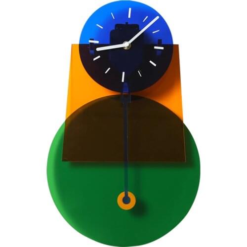 Nordic Creative 3d Wall Clcok Acrylic Living Room Bedroom Silent Pendulum Clocks Wall Home Decor Modern Design Wall Watch