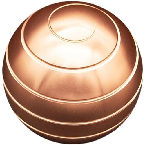 New Metal Fingertip Top Desktop Decompression Toy Hypnosis Rotary Gyro Adult Stress Relief Kinetic Round Spinning Top Kids Toys