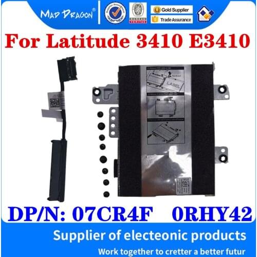 New Original 07CR4F 7CR4F 0RHY42 RHY42 For Dell Latitude 3410 E3410 Laptop Hard Drive Bracket Caddy SSD HDD Drive Cable Line
