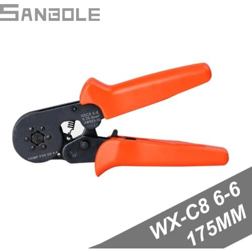 Since Mode Crimping Pliers WX-C8 6-6 Miniature Self-adjusting Wire-pressing Pliers Casing Type Special Pliers 175MM